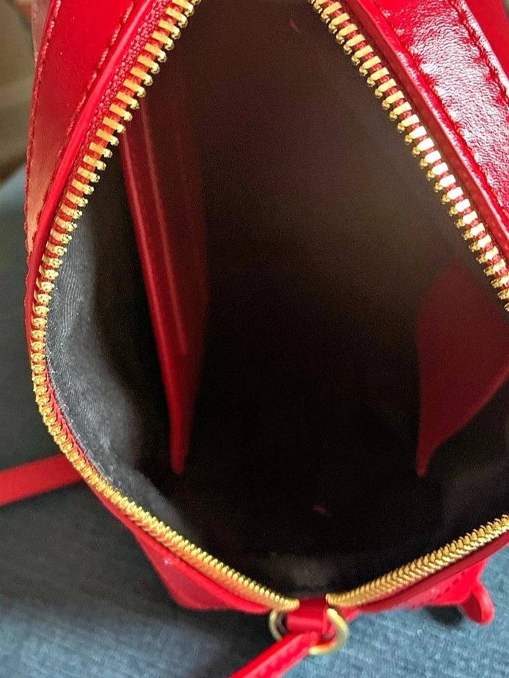 Sezane Lou handbag in vintage red - Picture 4 of 10